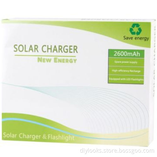 Mobile Phone Emergency Power Station with Solar Charger